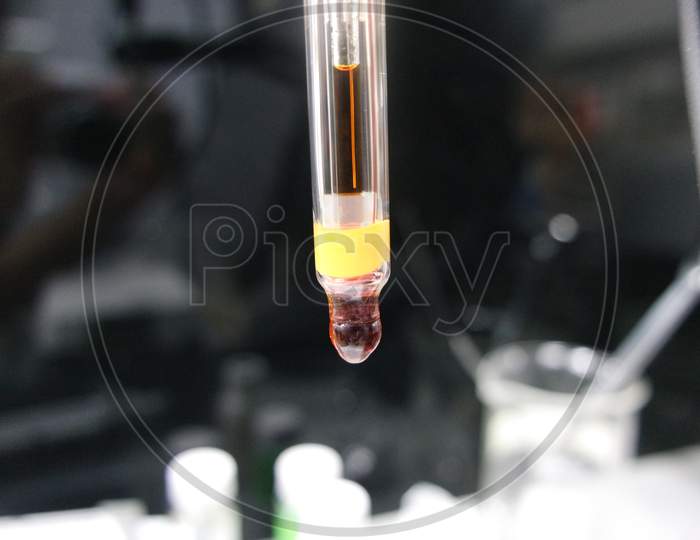 Close-Up View Of Ph Meter, A Device For Measuring Ph N A Chemical Laboratory