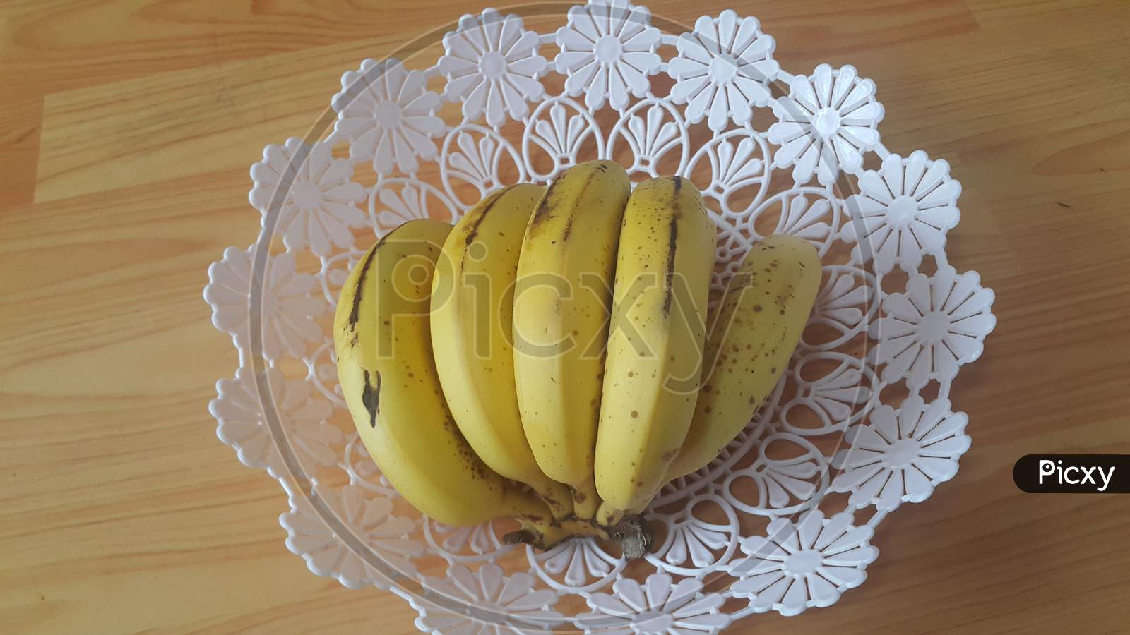 Ripe Banana Placed In Plastic Changair