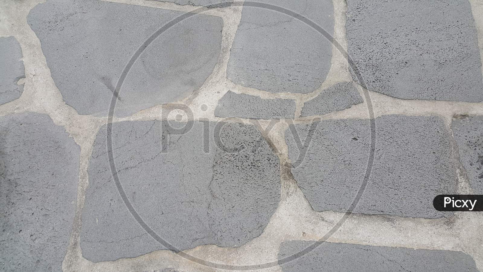 Grey Color Floor Abstract Background