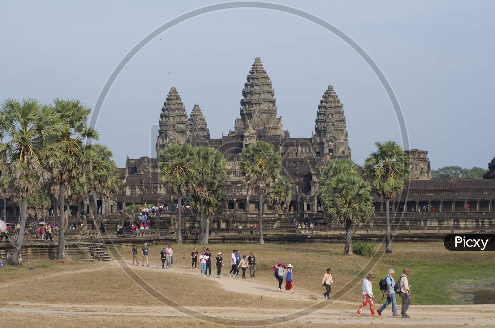 Beautiful Angkor Wat Temple In Siem Reap, Cambodia