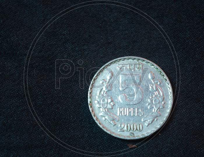 five rupee coin