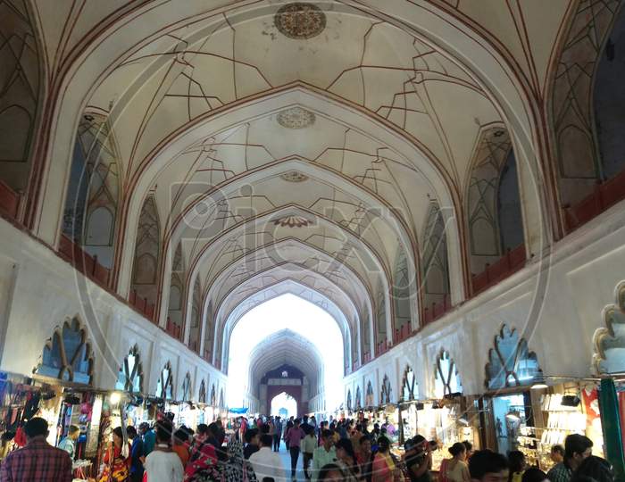 Market in Lal Qila