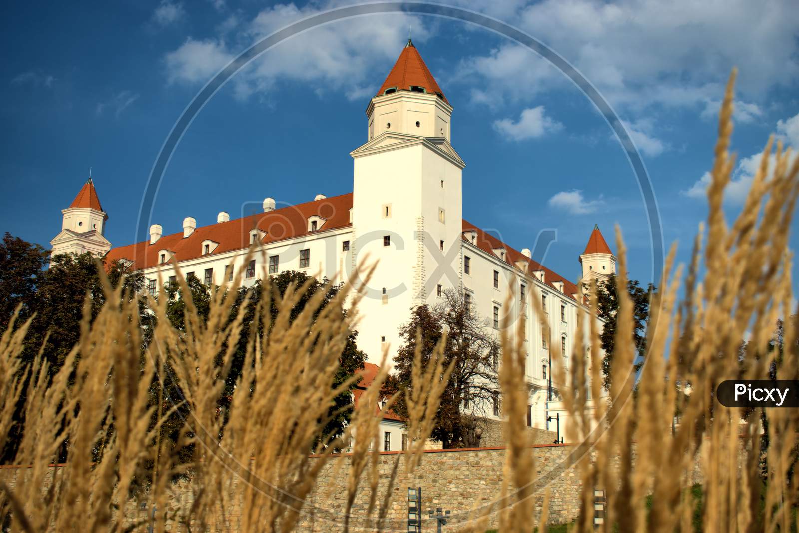 Bratislava castle in Slovakia 11.9.2020