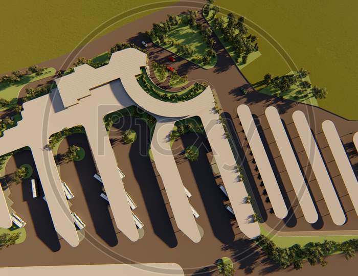 Proposed ISBT Bus terminal