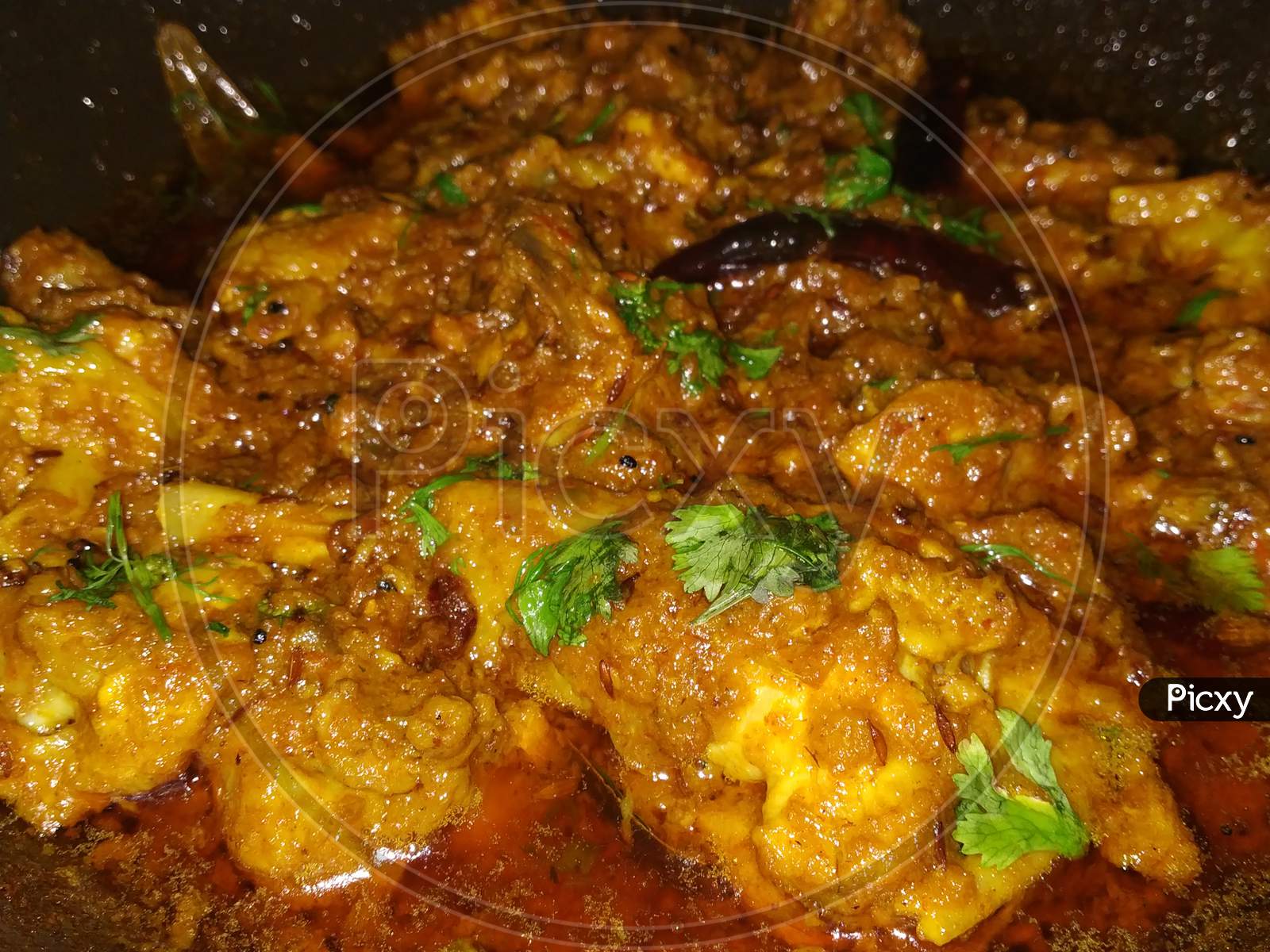 Spicy Indian Chicken Bhuna masala