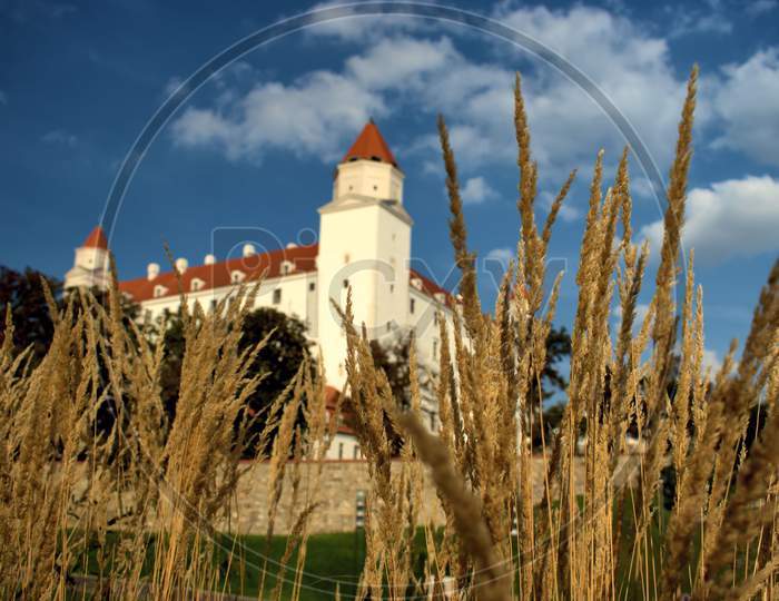 Bratislava castle in Slovakia 11.9.2020