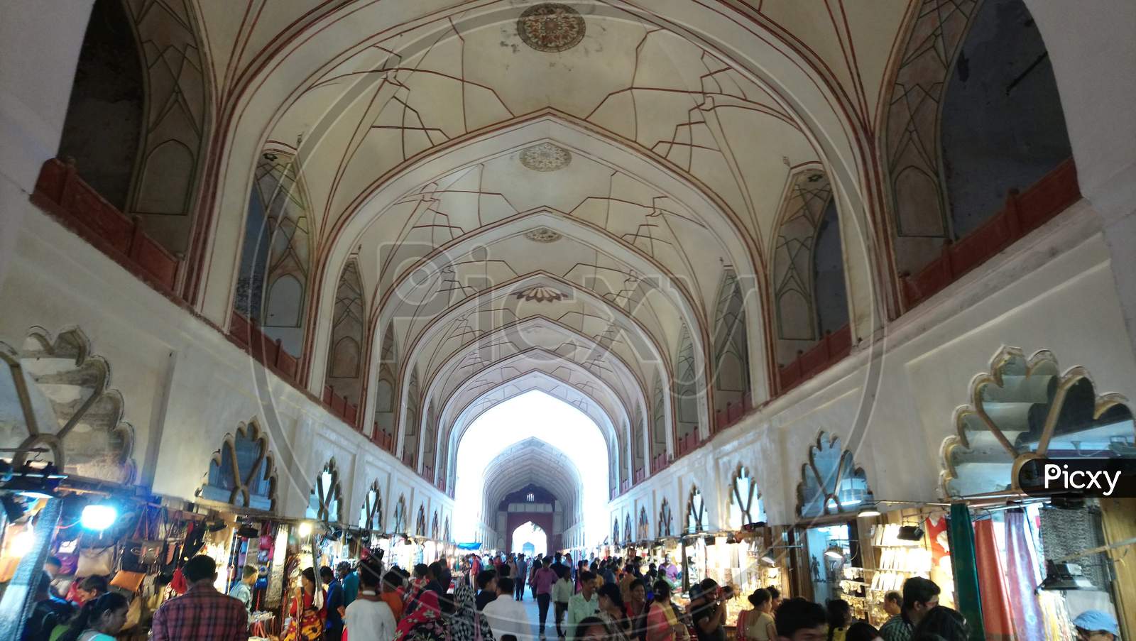 Market in Lal Qila