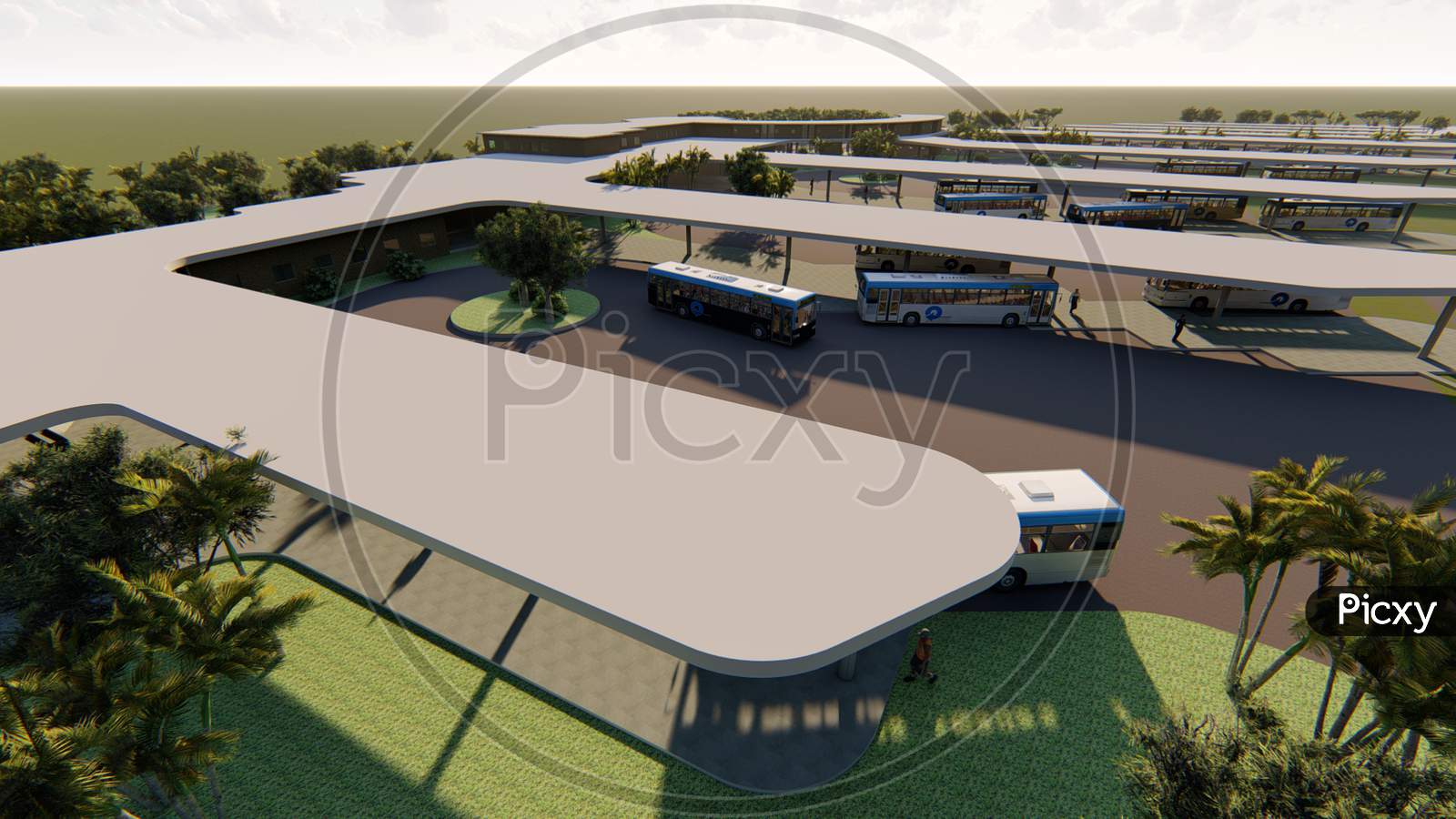 Proposed ISBT Bus terminal