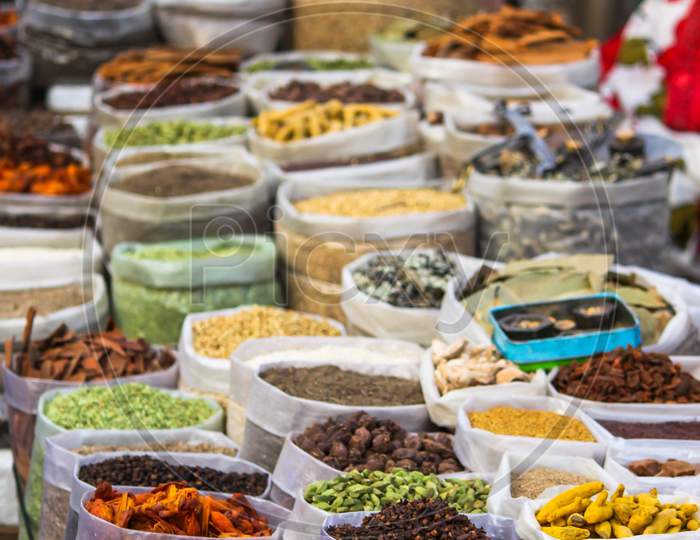 Different Indian spices