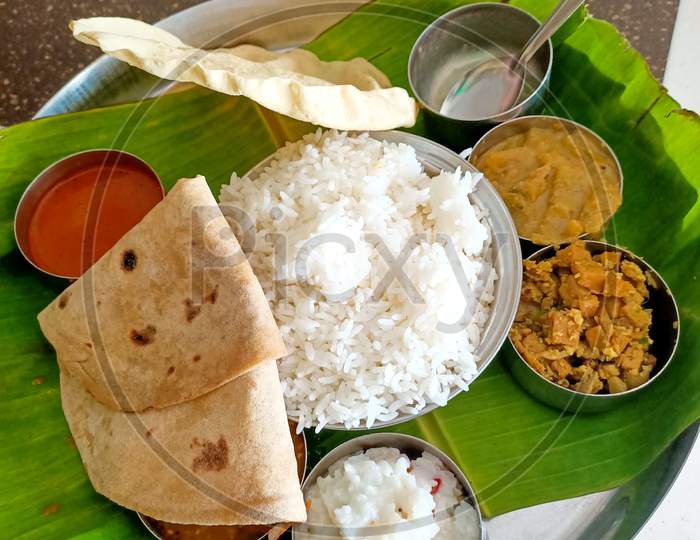 Indian traditional food chapathi