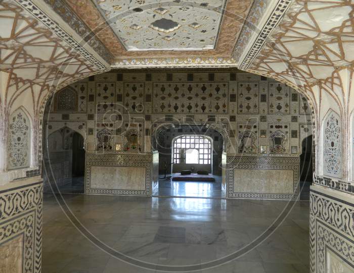 Sheesh Mahal in Amer Fort