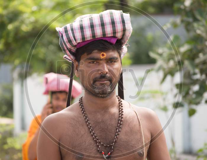 Ayyappa Devotees Going On Pilgrimage