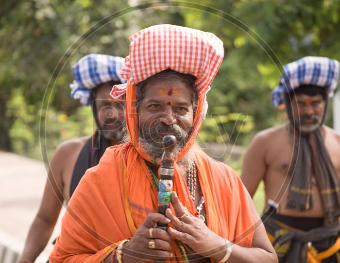 Ayyappa Devotees Going On Pilgrimage