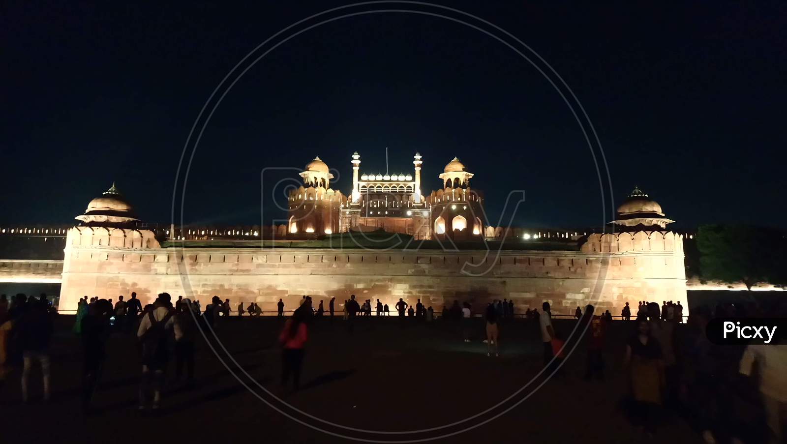 Lal Qila night view