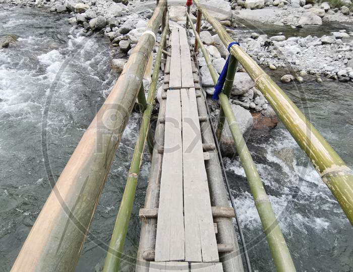 bamboo foot bridge