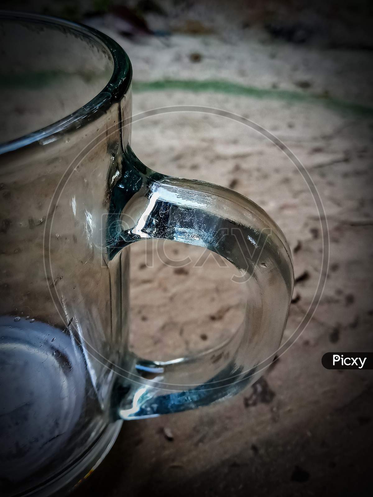 Glass, macro photography