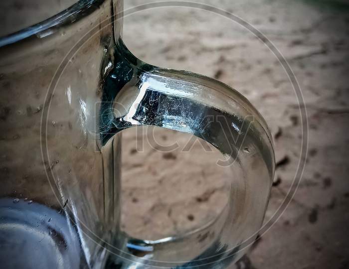 Glass, macro photography