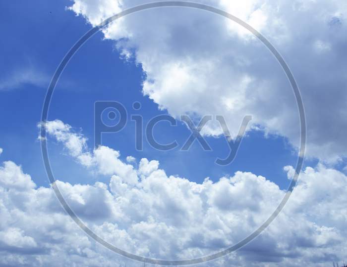 Beautiful Cloud With Crystal Clear Blue Sky
