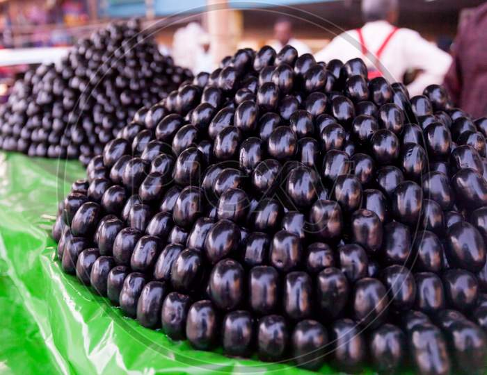 Black Plum Is A Kind Of Fruit Is Known As Jamun In India