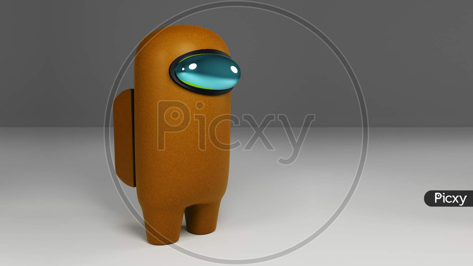 3d Rendering Of Blue `among Us` Character Standing Against, 53% OFF