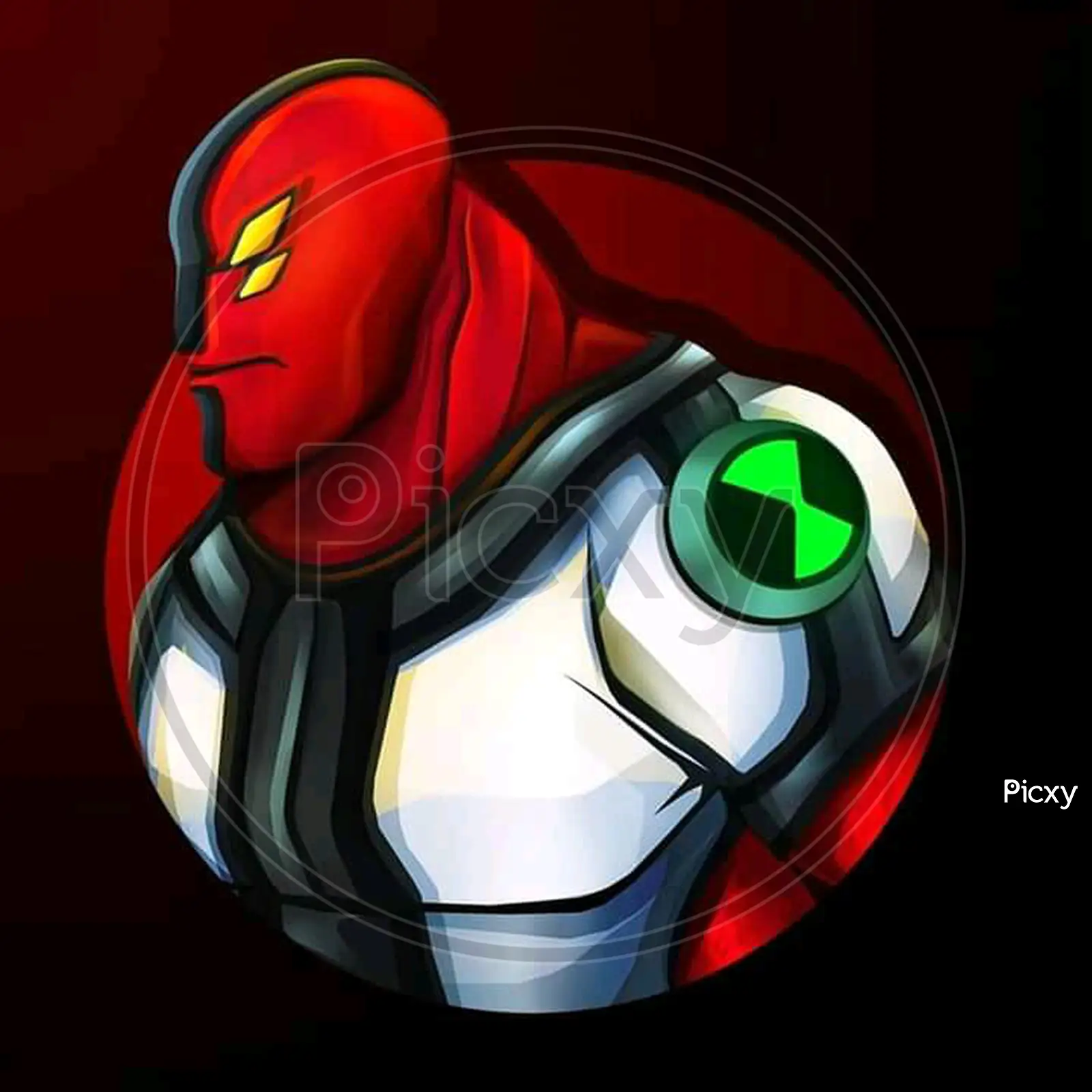 Image of Four Arms alien from ben10 cartoon-QX026987-Picxy