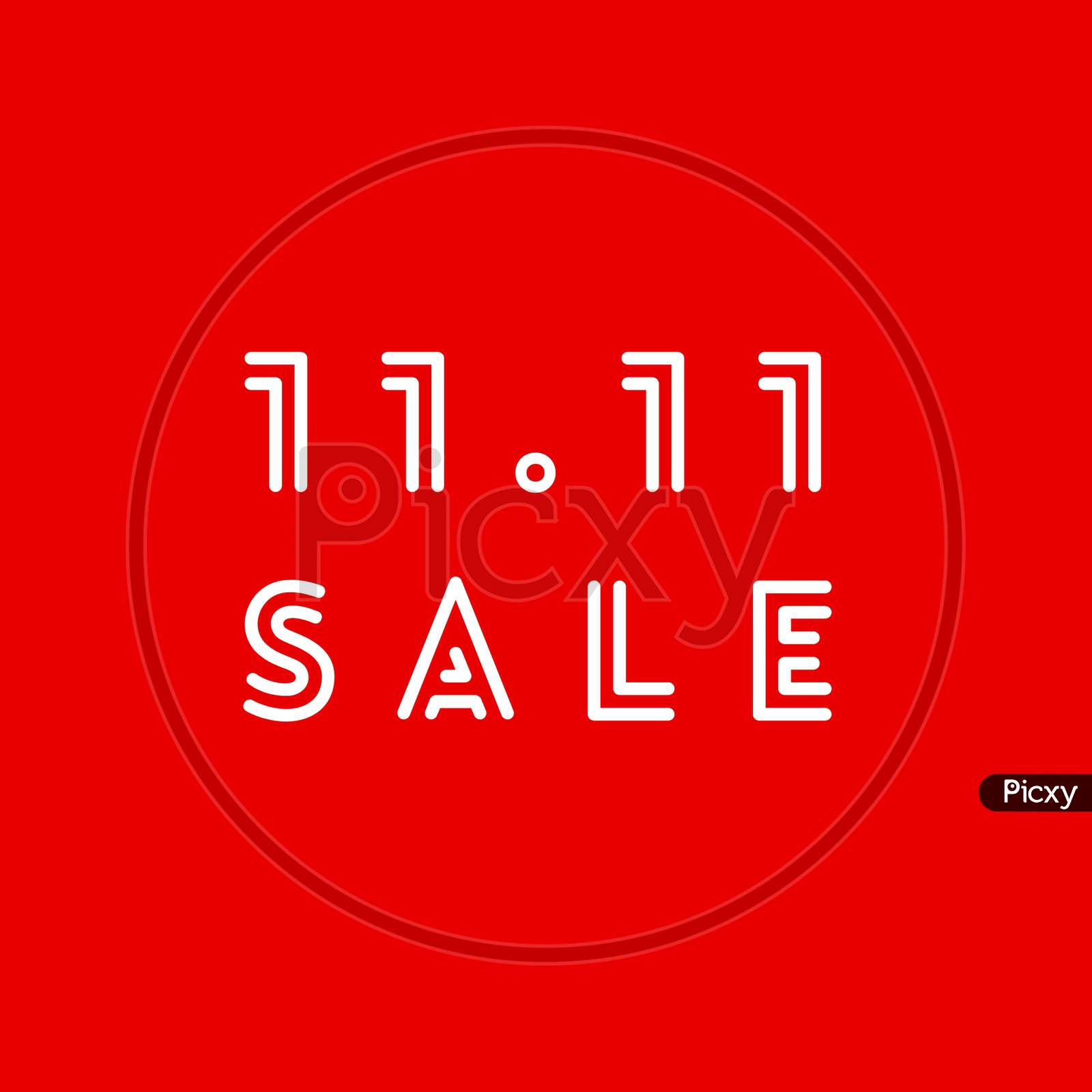 Image With Text "11.11 Sale"