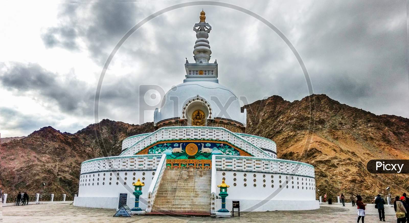 Shanti Stupa in Leh Ladakh