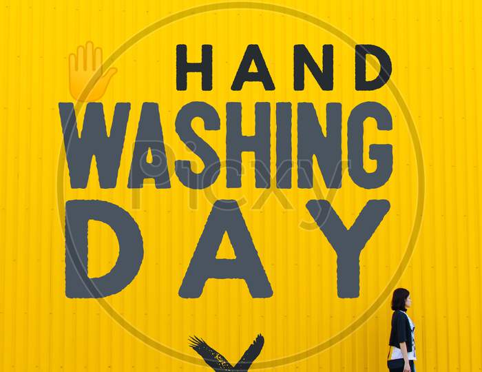 Image With Text "Global Hand Washing Day "