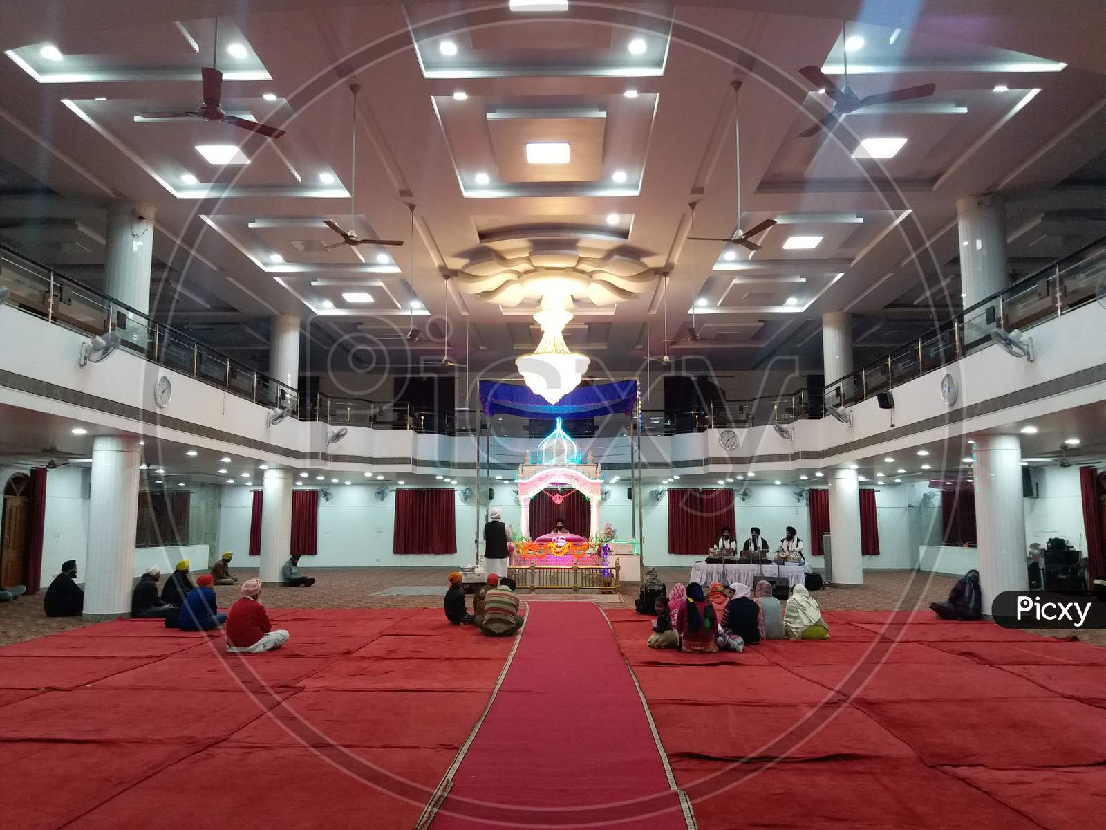 Inside the Gurdwara