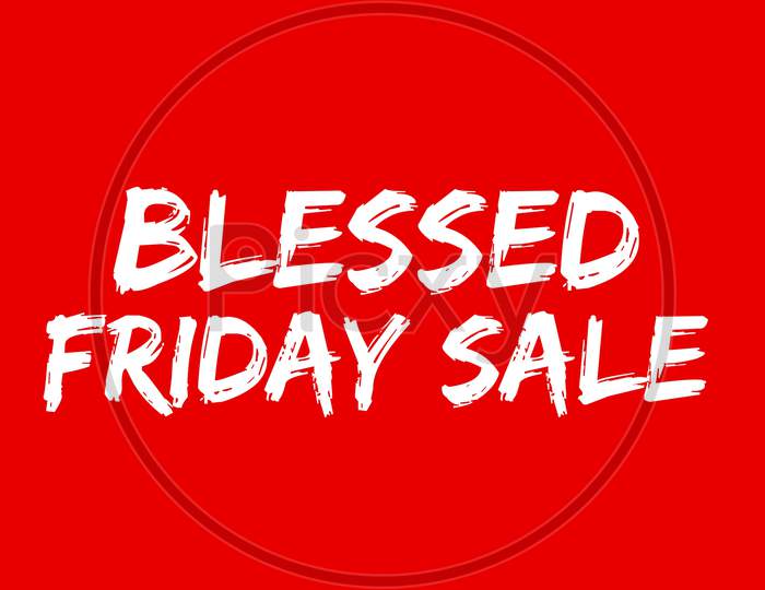 Image With Text "Blessed Friday"