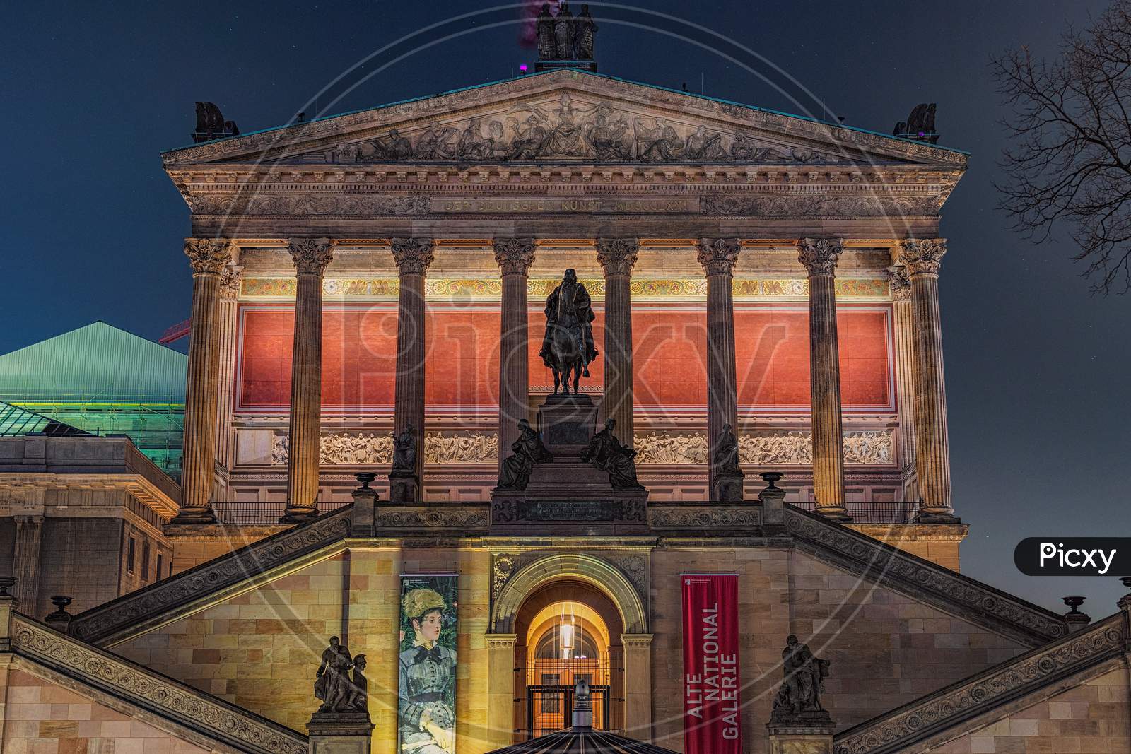 The Alte Nationalgalerie (Old National Gallery) Art Gallery In Berlin, Germany