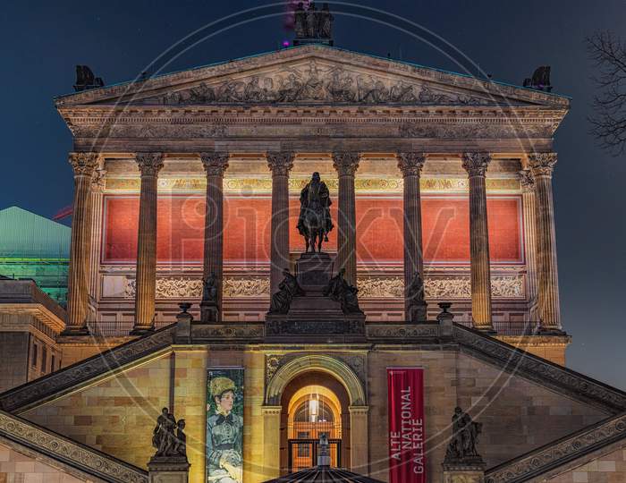 The Alte Nationalgalerie (Old National Gallery) Art Gallery In Berlin, Germany