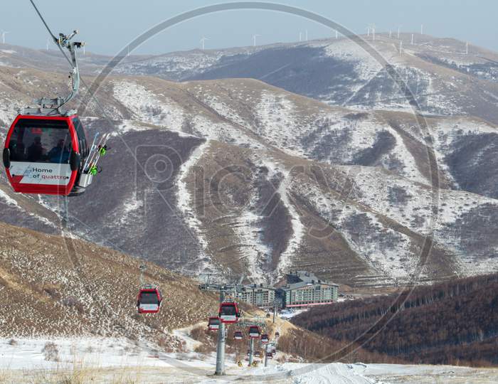Genting Olympic Resort, Snowy Mountain Resort In Zhangjiakou, China