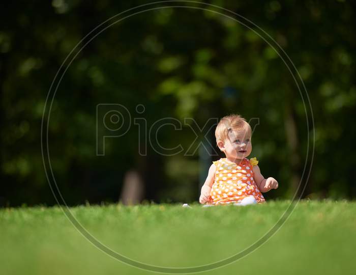 Baby In Park