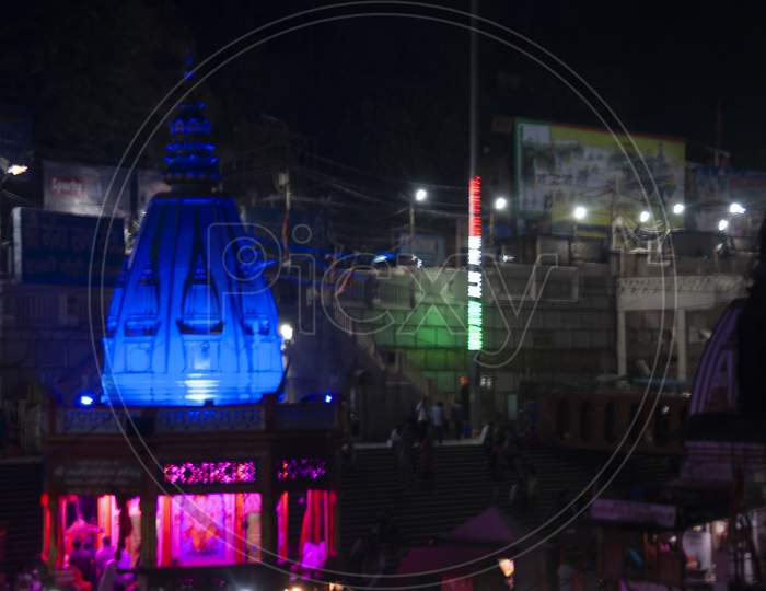 Yamraj Temple At Har Ki Pauri Ghat Haridwar Uttarakhand