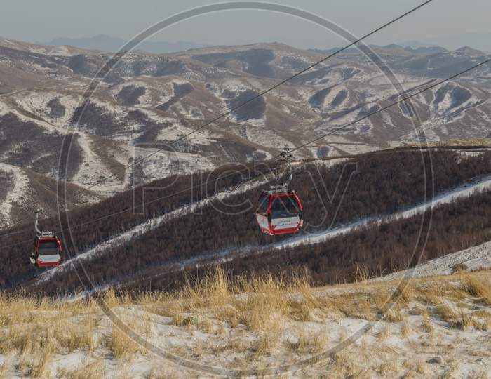 Genting Olympic Resort, Snowy Mountain Resort In Zhangjiakou, China