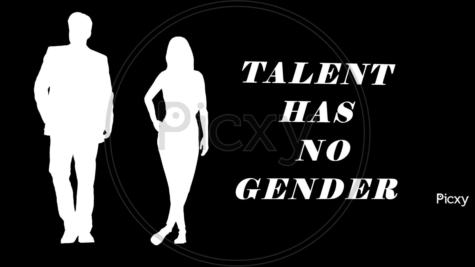 Here Is No Gender Like Man And Woman For Talent In This World. That'S Showing This Image.