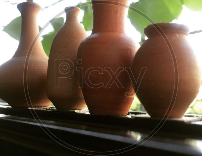 Traditional clay pots