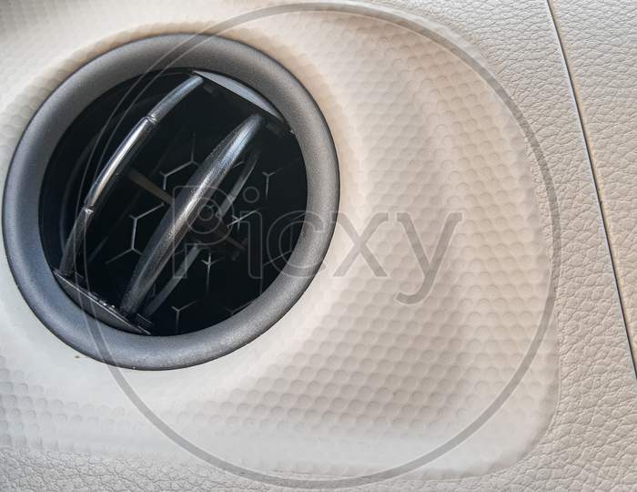 Air Conditioner And Heating Inlet At Car Panel