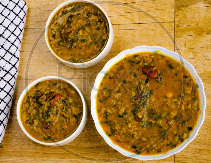 Fermented soyabean mixed with vegetables curry