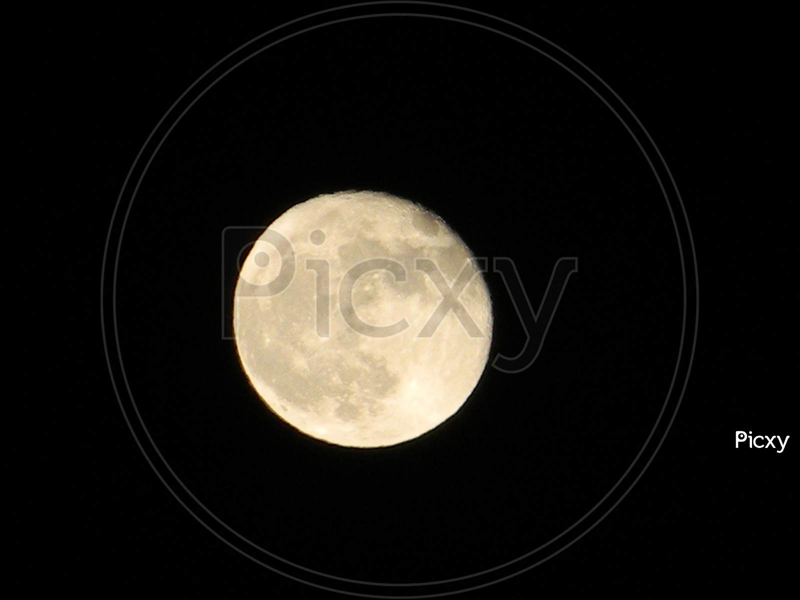 Beautiful full moon view beautiful night 2020