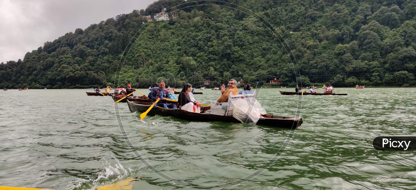 Boat In Naini lake Nainital