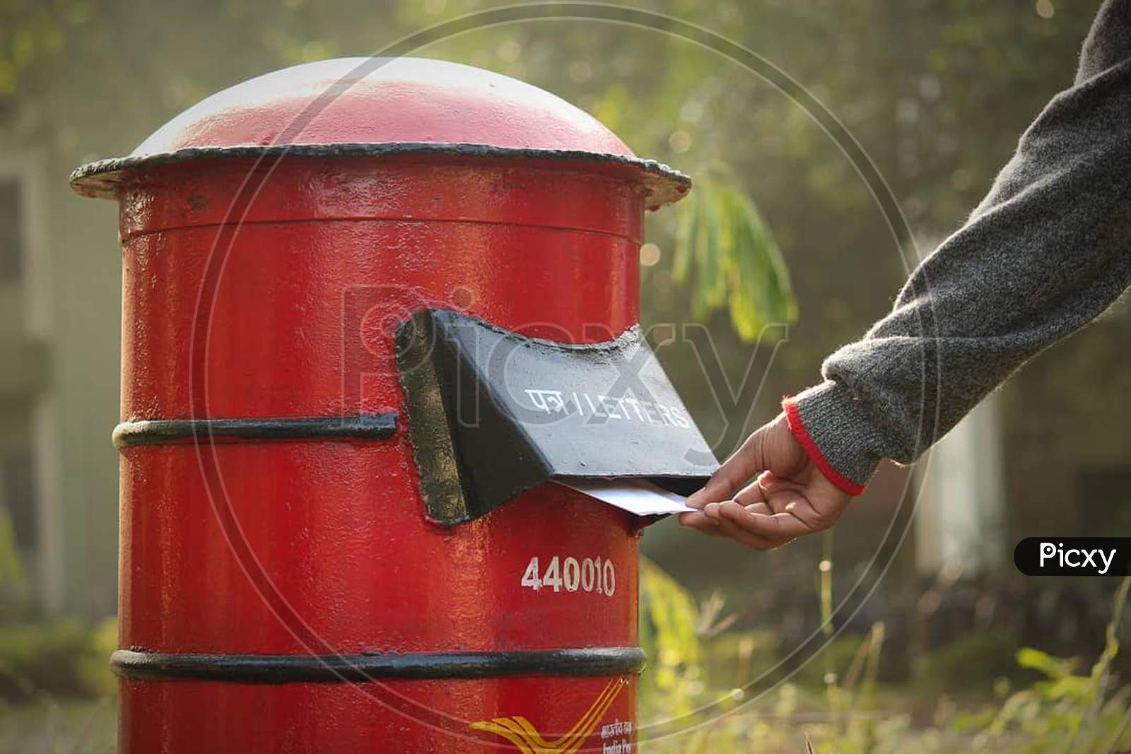Red Post box from india.