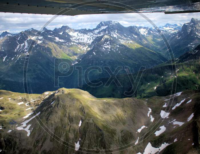 Austrian mountain panorama 5.7.2020