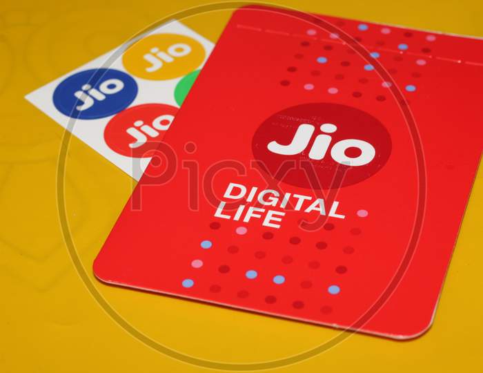 Jio Sim Or Logo Card For Every Jiofi Or 4G Smartphone