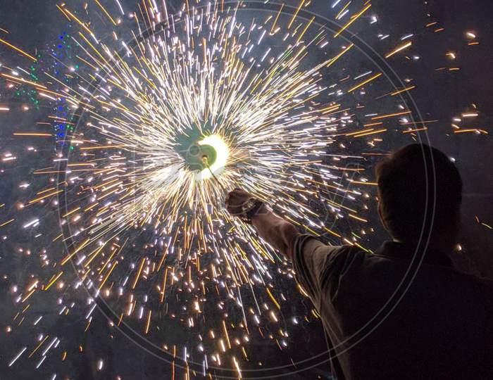A beautiful Diwali night
