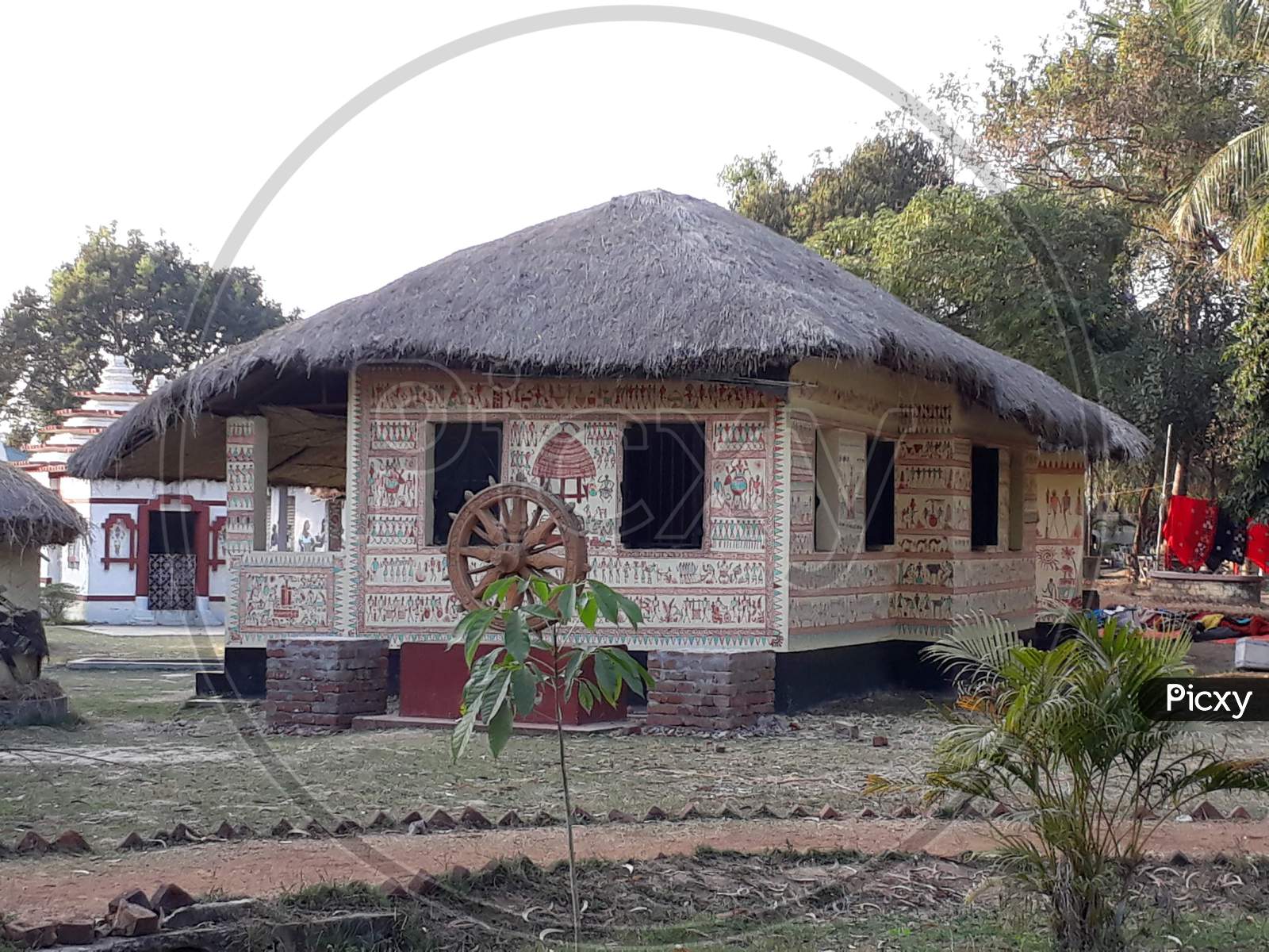A hut made of artisans
