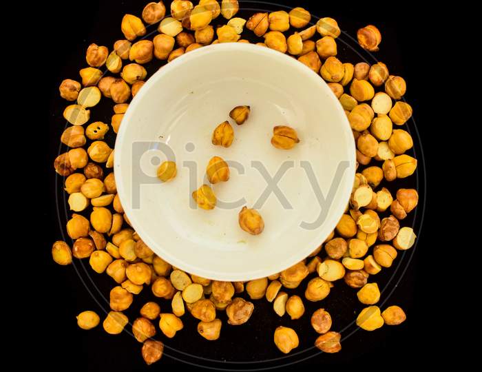 Yellow Food and White small Bowl