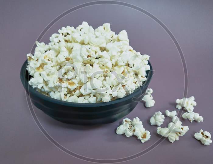Bowl Of Hot Popcorn