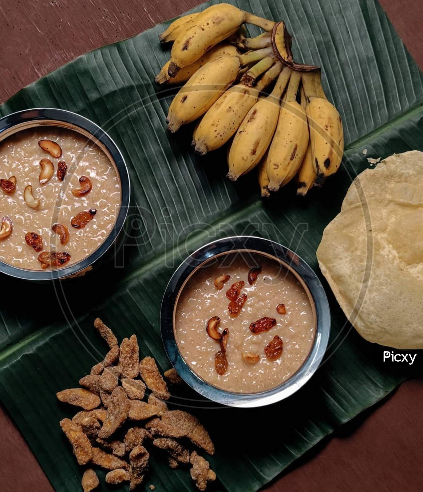 Traditional food items of kerala,india